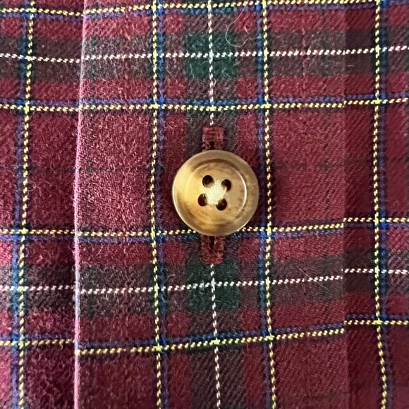 Brooks Brothers Button Down Shirt Red Plaid Classic Preppy Heritage XL - Picture 7 of 11